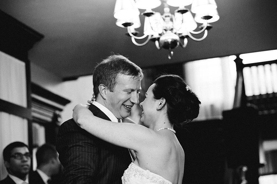 couple dancing arm in arm